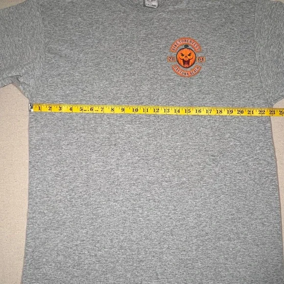 VTG Biketoberfest Daytona Beach 2004 XL T-Shirt Motorcycle Halloween Pumpkin - Picture 5 of 7